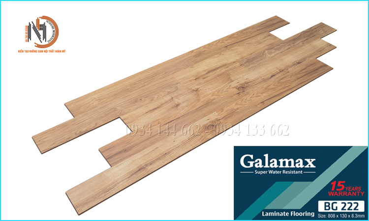 Sàn Gỗ Galamax 8ly BG222