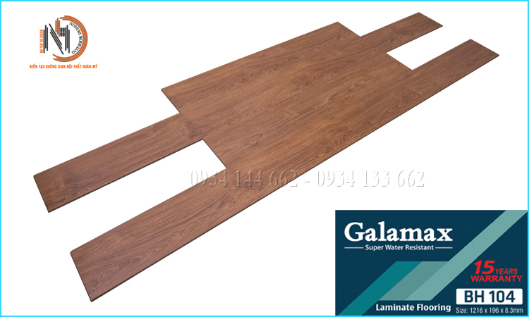 Sàn Gỗ Galamax 8ly BH104